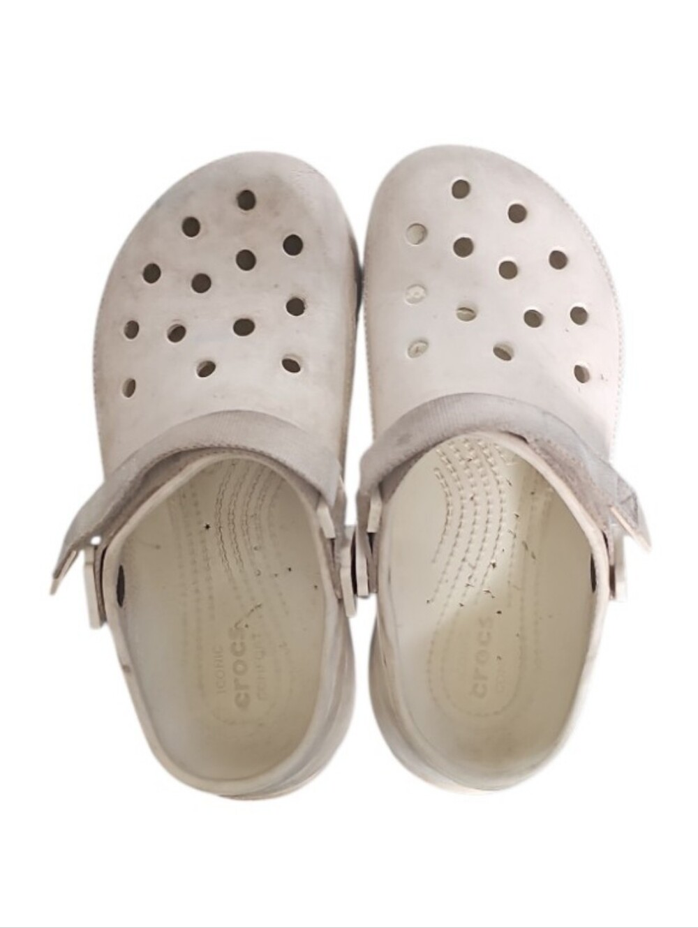 Crocs Classic Hiker Xscape Clogs Women’s 10 White Platform Chunky Shoes